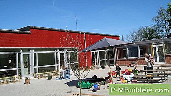 Bygning Et Hus Med Let Beton