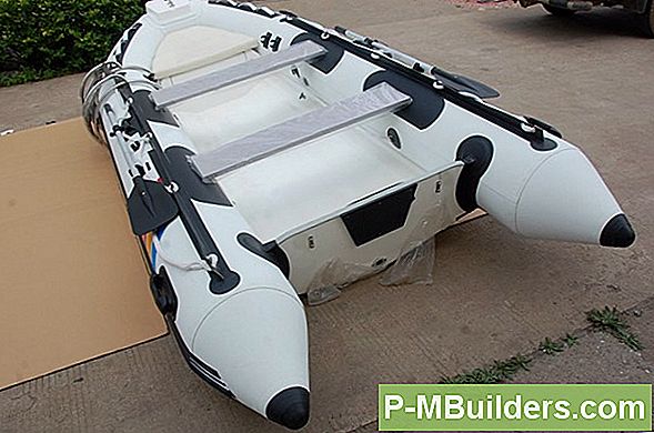 Een Inflatable Van Een Opblaasbare Boot