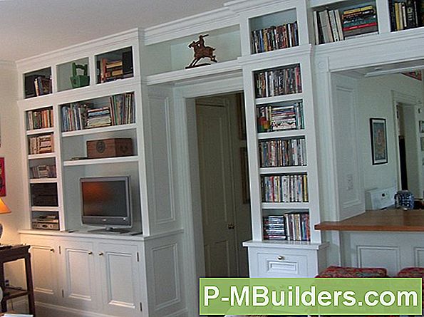 Een Corner Bookshelf Cabinet