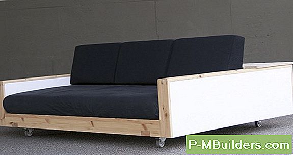 How To Build A Diy Bett Baldachin Für Ein Bett Set Gegen Eine Wand