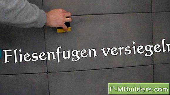 Wie Man Fugen-Versiegelung AuftrÀgt