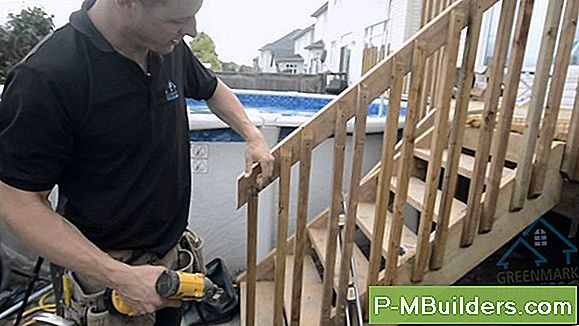 Hoone Puidust Porch Raudtee