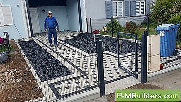 Paver Gångväg Konstruktion