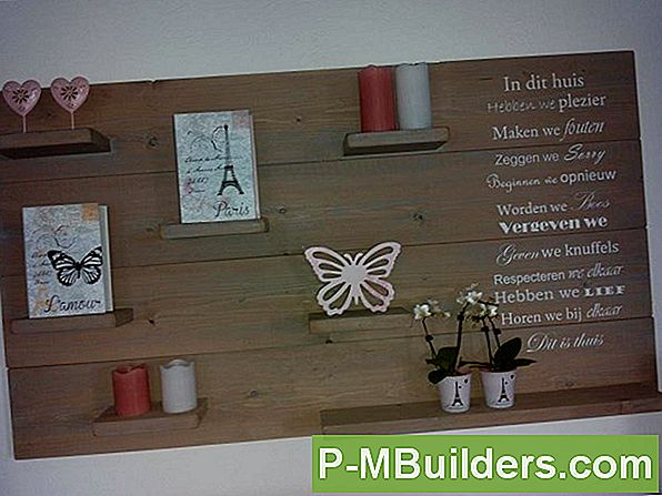 U Kunt Een Houten Palletbank Maken